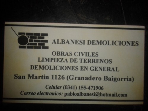 ALBANESI DEMOLICIONES