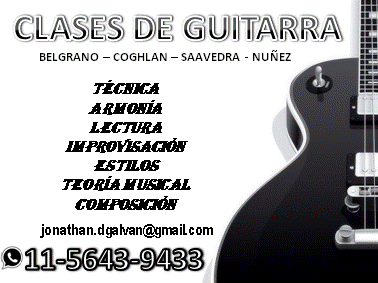 CLASES DE GUITARRA JONATHAN GALVAN