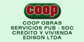 Coop Obras - Servicios Pub - Soc - Credito y Vivienda Edison Ltda