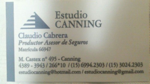 ESTUDIO CANNING SEGUROS