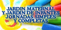 Jardin Maternal y Jardin de Infantes - Jornadas Simples y Completas