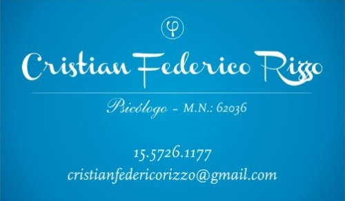 LIC. CRISTIAN FEDERICO RIZZO